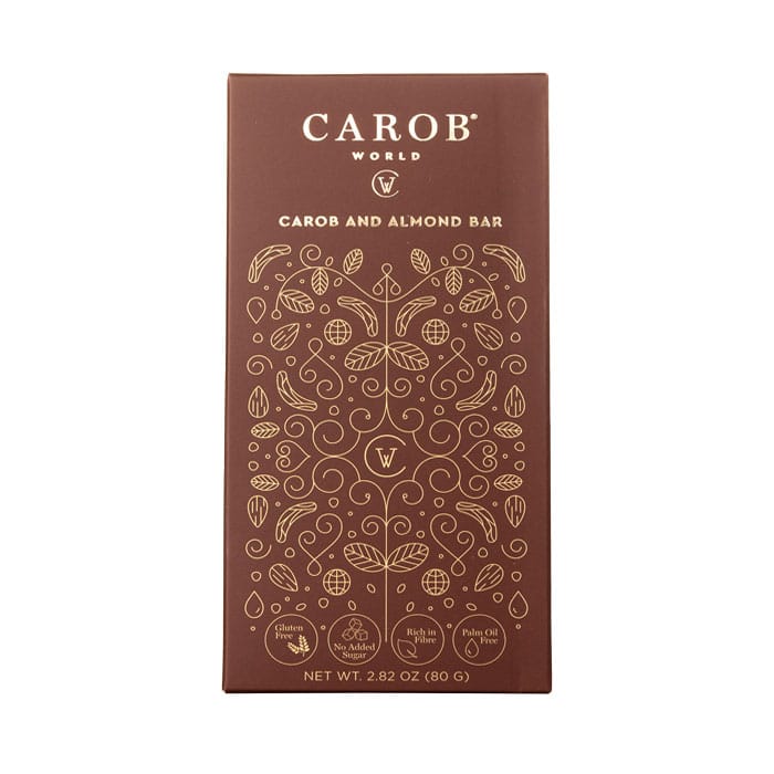 Carob and Almond Bar 80g Greenfields Store